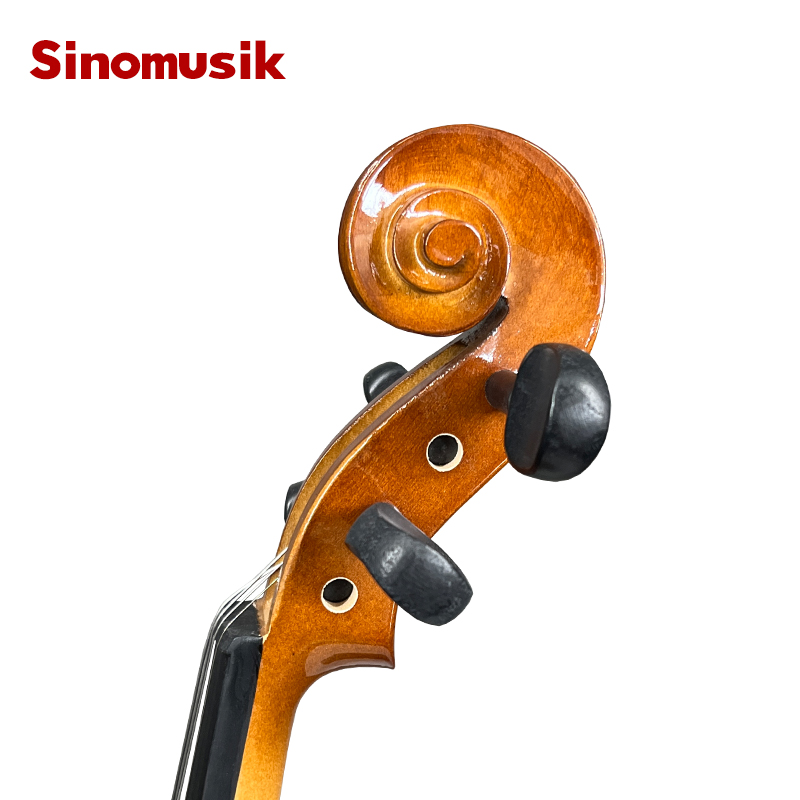 German Colour Glossy Spraying Purfling Solid Violin - Image 2