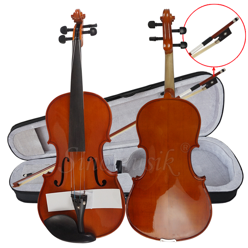 Solid Body Electric Violin With Ebony Fittings Model EVH014 Sinomusik