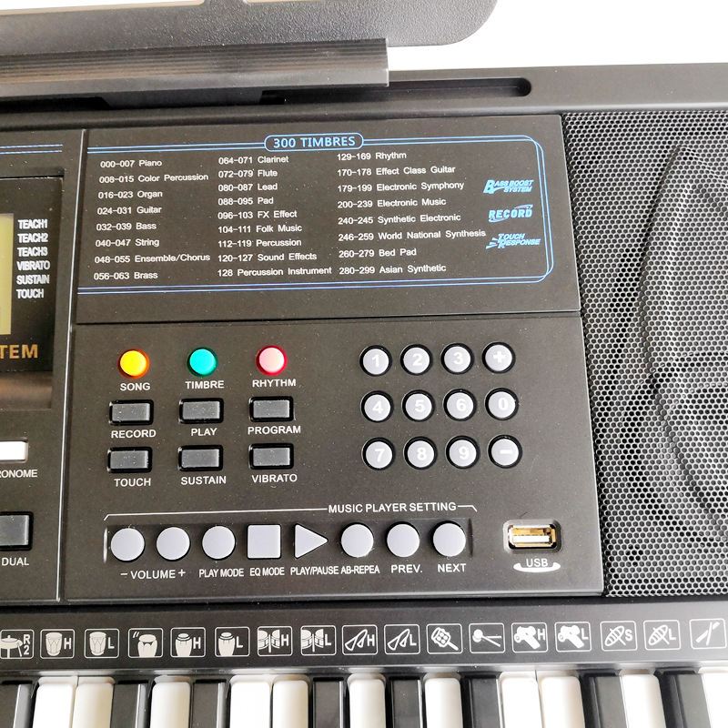 Touch Response 61 keys Electronic Organ - Image 6