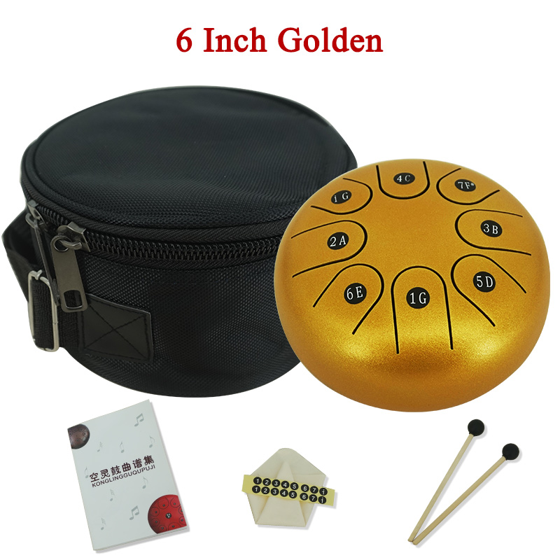Aiersi 8 Tune 6/8 Inch Steel Tongue Drum - Image 4