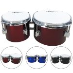 6 and 8 Inch Wooden Bongo Drum Kits