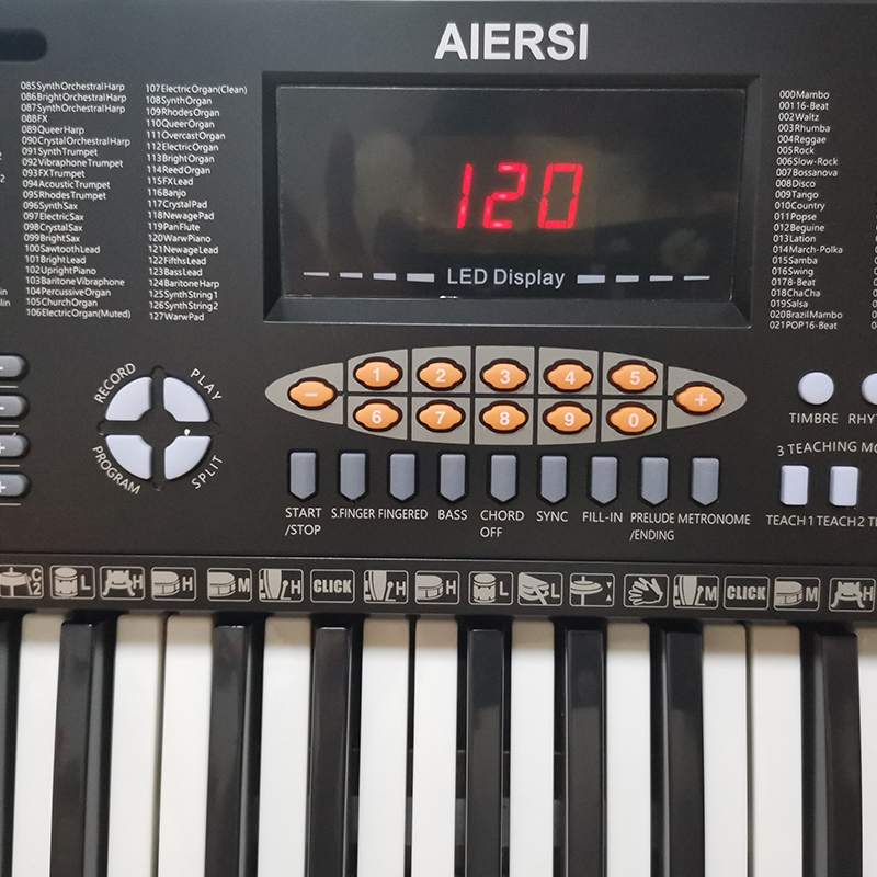 Small Button 61 keys Electronic Organ A1288BP - Image 5