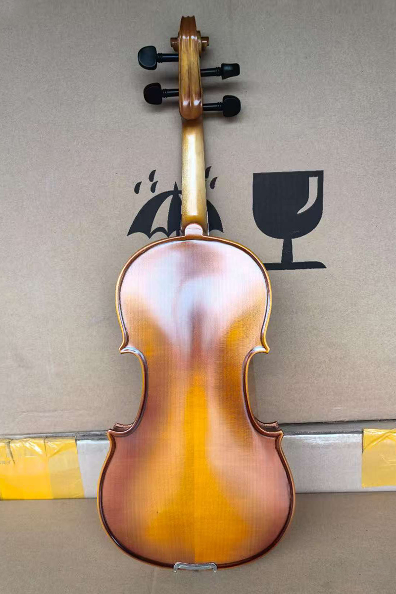 Satin Sunrise Red Brown Spraying Solid Purfling Violin GVT010C - Image 2