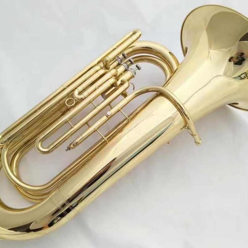 Brass Bb Tone Tuba Horn