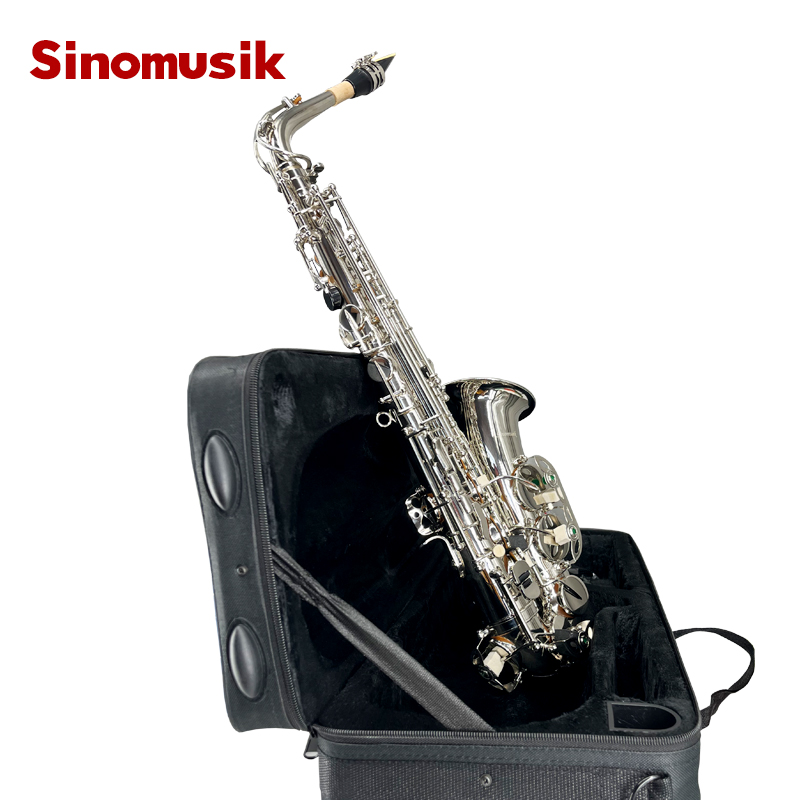Silver Plated Brass Alto Saxophone ASS18 - Image 2