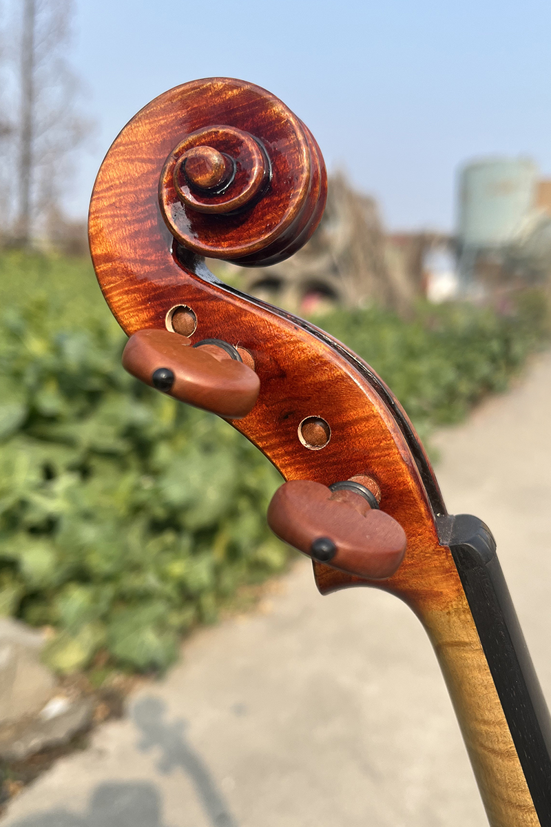 European Material Ming Jiang Zhu 1735 Degville Violin VN905 - Image 5